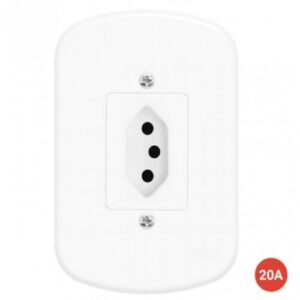 TOMADA FAME BLANC(A) 1 TOMADA 20A BCO
