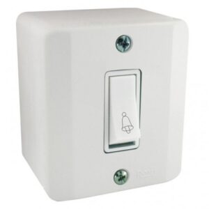 Sistema Radial (Exterior) 1 Interruptor Campainha (Branco)