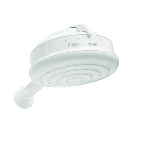 CHUVEIRO DUCHA FAME EVIDENCE 4TEMP.C/BRACO 220VX6800W