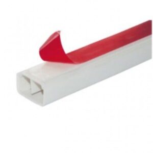 CANALETA SISTEMA X 20 X 2.0M COM FITA NA COR BRANCA STECK