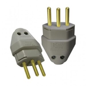 Adaptador/Benjamin MACHO (10A) 2P+T RADIAL