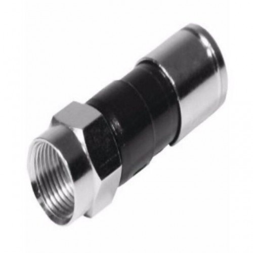 CONECTOR P/COAX.F A COMP.RG06 LONGO (0010) R&A/LERAN