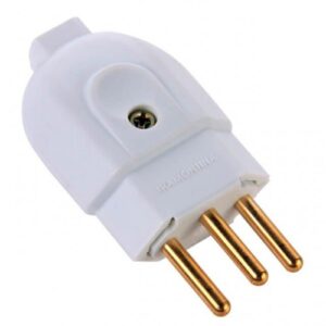 Adaptador/Benjamin MACHO (10A) 2P+T TRAMONTINA