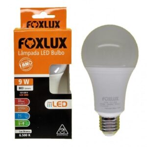 LÂMPADA LED FOXLUX 9W 6500K (BRANCA)