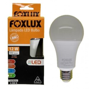 LÂMPADA LED FOXLUX 12W 6500K (BRANCA)