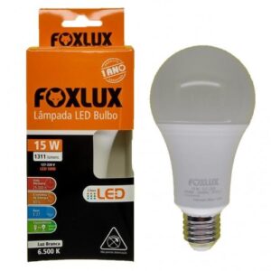 LÂMPADA LED FOXLUX 15W 6500K (BRANCA)