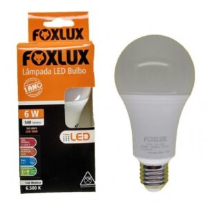 LÂMPADA LED FOXLUX 6W 6500K (BRANCA)