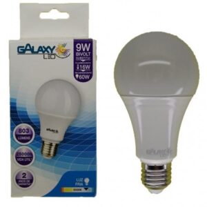 LÂMPADA LED GALAXY 9W 6500K NORMATIZADA
