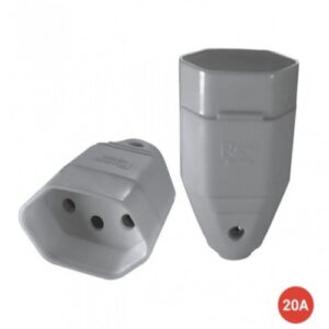 Adaptador/Benjamin FÊMEA (20A) 2P+T RADIAL