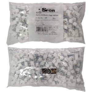 ABRAÇADEIRA PARA FIO SFORPLAST 14/16 AÇO (COM 100 UNID.)