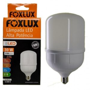 LÂMPADA LED FOXLUX 30W 6500K ALTA POTÊNCIA (BRANCA)