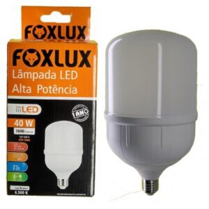 LÂMPADA LED FOXLUX 40W 6500K ALTA POTÊNCIA (BRANCA)