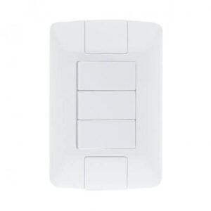 TOMADA TRAMONTINA ARIA (A) 3 INT.SIMPLES BCO 57241/070