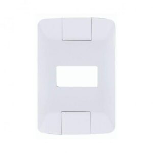 PLACA 4X2 TRAM.ARIA 1P HORIZONTAL BCO 57203/004