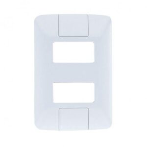 PLACA 4X2 TRAM.ARIA 2P SEPARADO BCO 57203/006