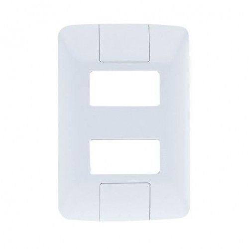 PLACA 4X2 TRAM.ARIA 2P SEPARADO BCO 57203/006