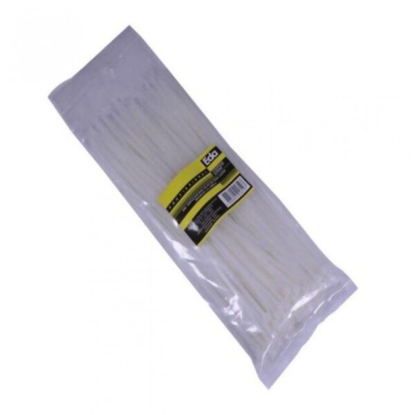 Abraçadeira De Nylon EDA 3.6X250MM BRANCO C/100