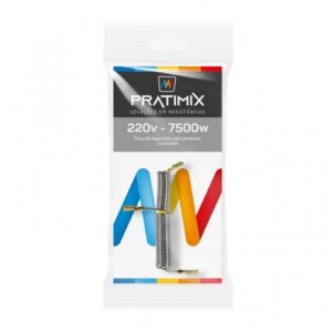 Resistência Pratimix Tipo L Duo Shower Fut Multi/Turbo/Eletrônica 220 Volts 7500 Watts LD0275