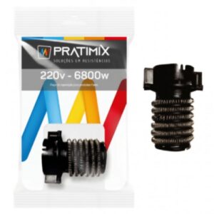 Resistência Pratimix Tipo F Kibanho/Sup. Ducha 4T 220 Volts 6800 Watts FQK0268
