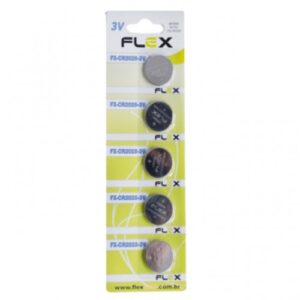 PILHA BATERIA LÍTIO 3V FLEXGOLD CR2025 FX-CR2025