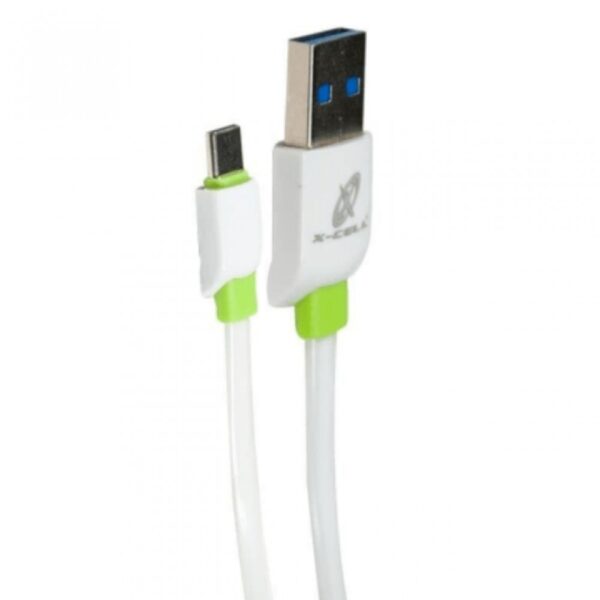 CABO P/CELULAR FLEXGOLD FLAT (TIPO C) 3.0A 2M XC-CD-61