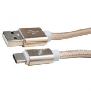 CABO P/CELULAR FLEXGOLD NYLON (TIPO C) 3.0A 2M XC-CD-17