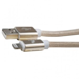 CABO P/CELULAR FLEXGOLD NYLON (IPHONE) 3.0A 2M XC-CD-16