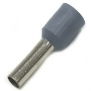 Terminal Isolado Tubular Sforplast 04.0mm Cinza (Com 100) 4790 (9941)