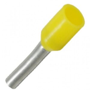 Terminal Isolado Tubular Sforplast 25.0mm Amarelo (Com 100) 4785 (9897)