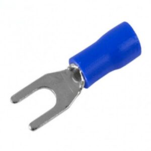 Terminal Pré-isolado Forquilha Sforplast 1.5-2.5mm Azul (Com 100) 4778 (9828)