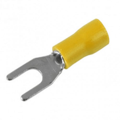 Terminal Pré-isolado Forquilha Sforplast 4.0-6.0mm Amarelo (Com 100) 4777 (9811)