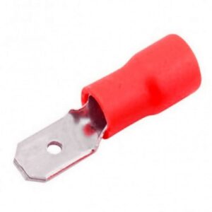 Terminal Pré-isolado Macho Sforplast 0.5x1.5mm Vermelho (Com 100) 4796 (0008)