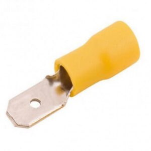 Terminal Pré-isolado Macho Sforplast 4.0x6.0mm Amarelo (Com 100) 4794 (9989)