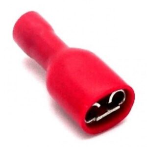 Terminal Total-isolado Fêmea Sforplast 0.5x1.5mm Vermelho (Com 100) 4776 (9804)