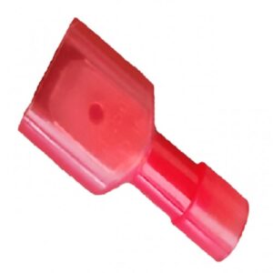 Terminal Total-isolado Macho Sforplast 0.5x1.5mm Vermelho (Com 100) 4799 (0039) Nylon