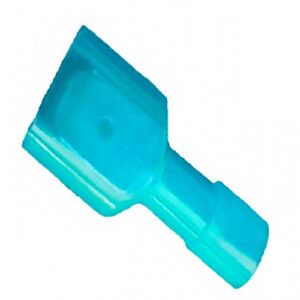 Terminal Total-isolado Macho Sforplast 1.5x2.5mm Azul (Com 100) 4798 (0022) Nylon