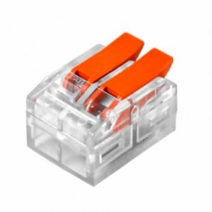 CONECTOR DE EMENDA SFORPLAST 2 POLOS 32A ATÉ 4MM (TIPO WAGO)