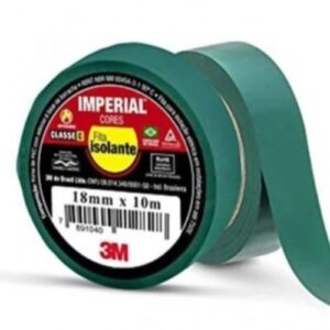 FITA ISOLANTE 3M IMPERIAL. 10MTS VERDE