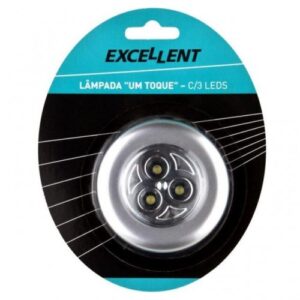 LUMINÁRIA DE TOQUE EXCELLENT 3 LEDs (3 PILHAS AAA) 9DN