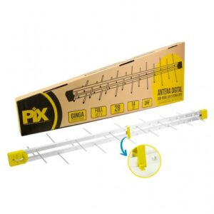 ANTENA EXT UHF PIX HDTV LOG 28 ELEMENTOS
