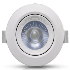SPOT LED GALAXY EMBUTIR REDONDO 05W 3000K BIVOLT 1820