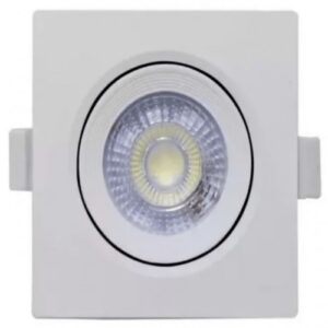 SPOT LED GALAXY EMBUTIR QUADRADO 05W 3000K BIVOLT 1810
