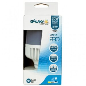 LÂMPADA LED GALAXY 20W 6500K NORMATIZADA