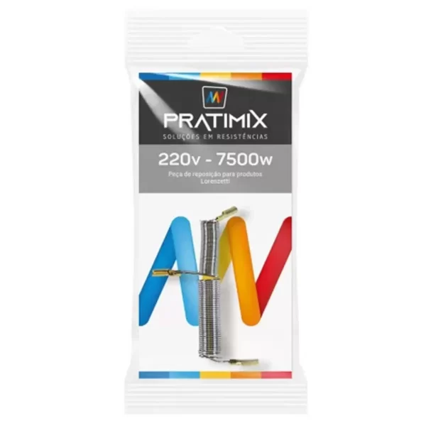 Resistência Pratimix Tipo L Fashion Novo 220 Volts 7500 Watts LB0275