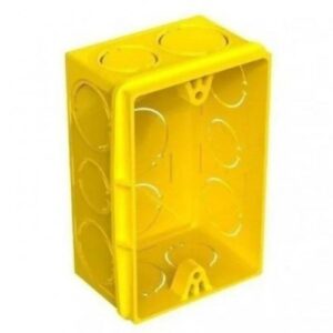 CAIXINHA DE LUZ PVC 4X2 TIGRE AMARELA