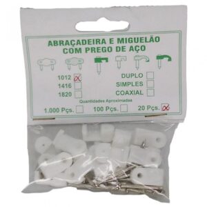 ABRAÇADEIRA PARA FIO 10X12 AÇO (COM 20 UNID.) VJ FIKISS