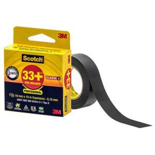 FITA ISOLANTE 3M SCOTCH 33+ 10MTS