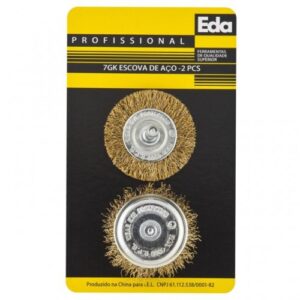 ESCOVA DE AÇO EXCELLENT COM 2 PEÇAS (7GK)