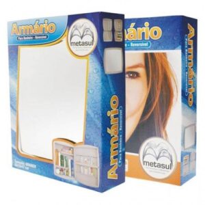 Armário Plástico METASUL Pequeno Cinza