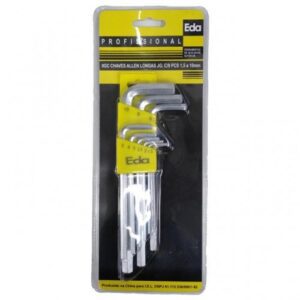CHAVE ALLEN LONGO EDA 1.5 A 10 MM COM 9 PEÇAS